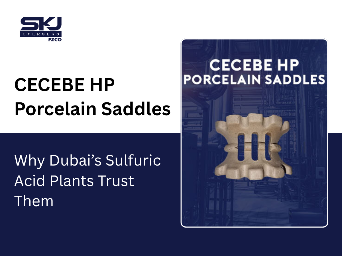 Cecebe HP porcelain saddles by trusted manufacturer, supplier, and exporters for industrial column applications