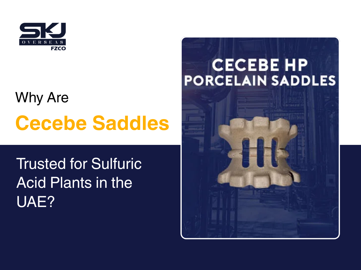 Cecebe saddles by trusted manufacturer, supplier, and exporters for acid plants in industrial applications