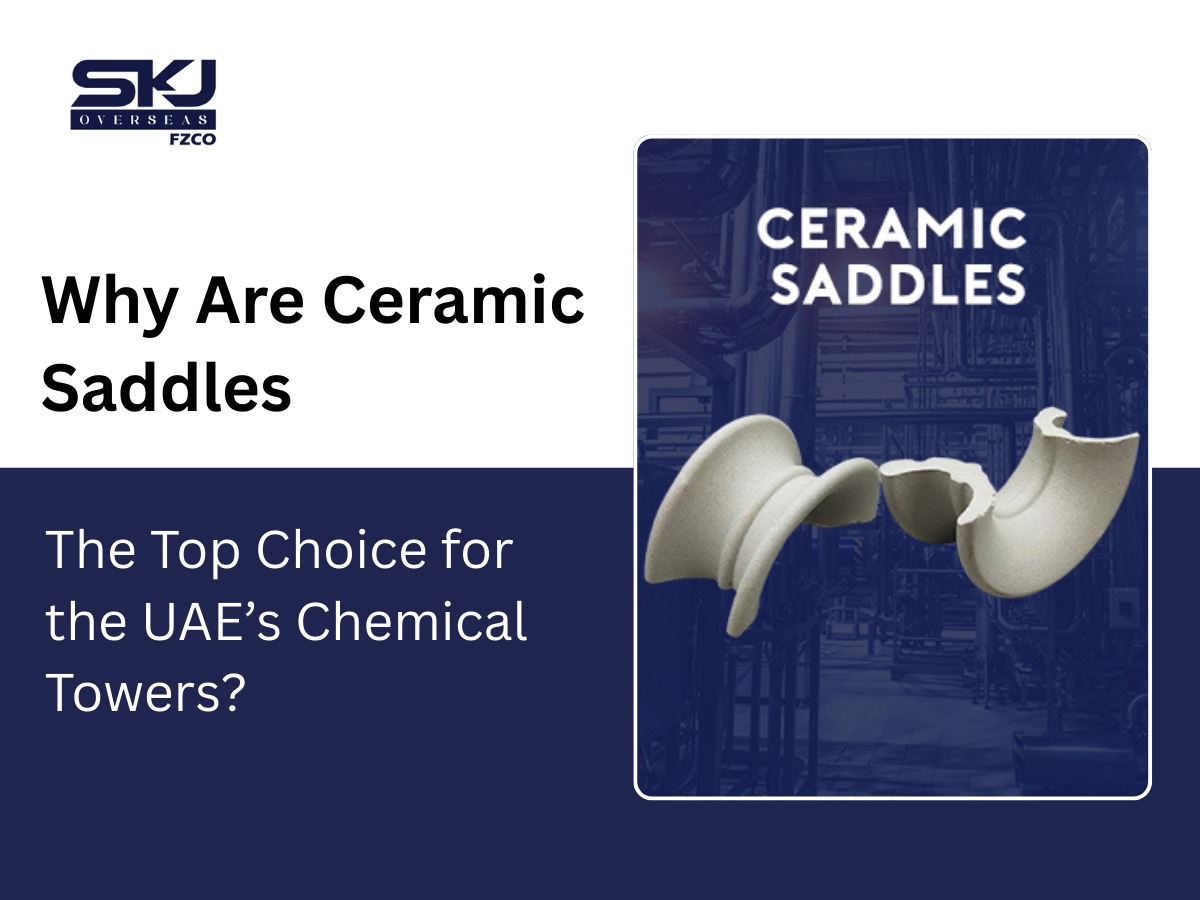 Ceramic saddles by trusted manufacturer, supplier, and exporters — top choice for UAE chemical towers