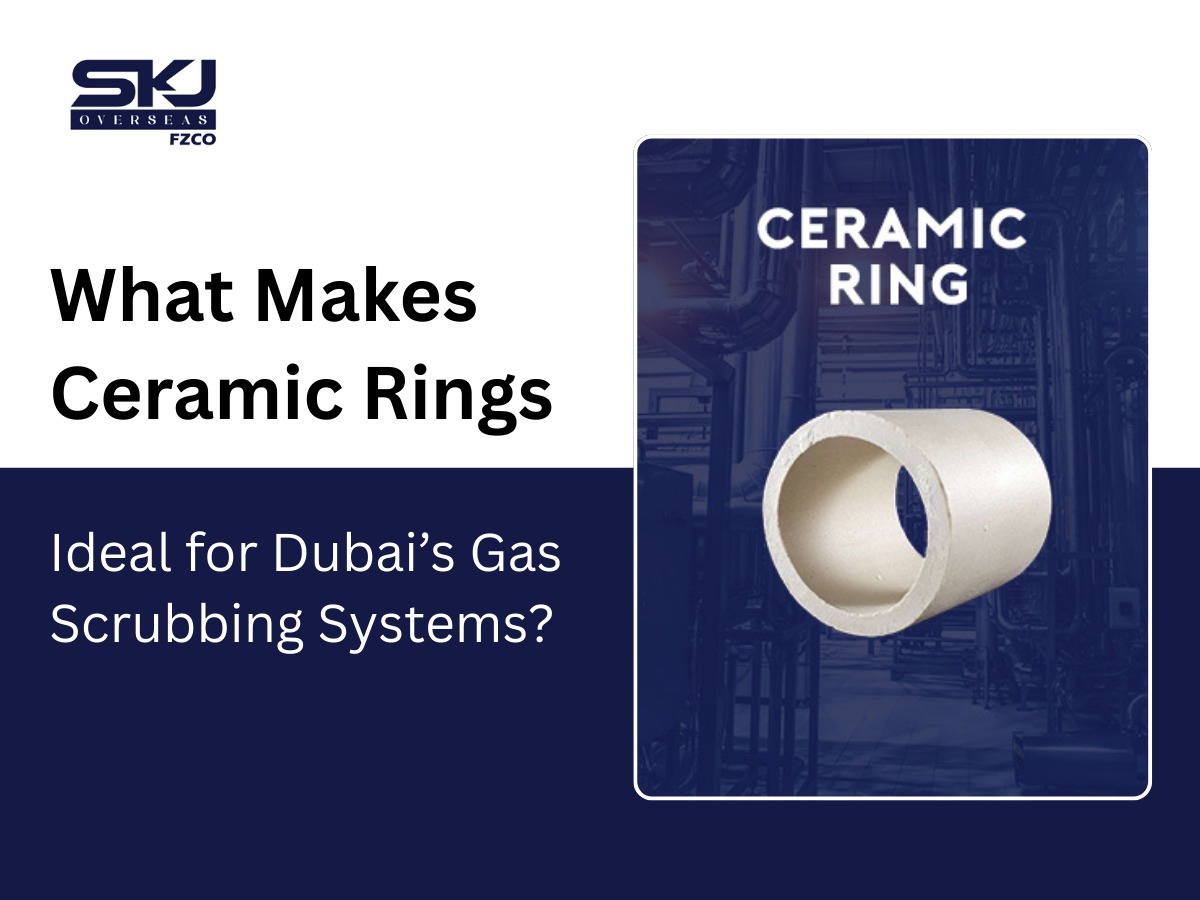 Ceramic rings by trusted manufacturer, supplier, and exporters, ideal for Dubai’s gas scrubbing systems