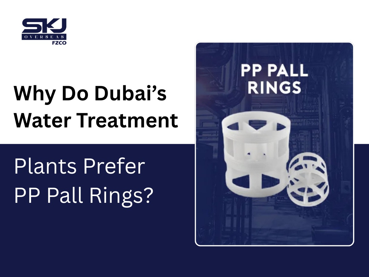 PP Pall Rings by trusted manufacturer, supplier, and exporters preferred in Dubai water treatment plants for efficient column packing