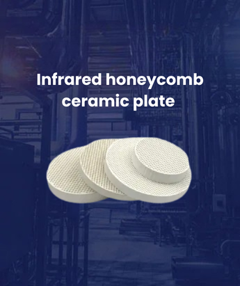 Infrared honeycomb ceramic plate