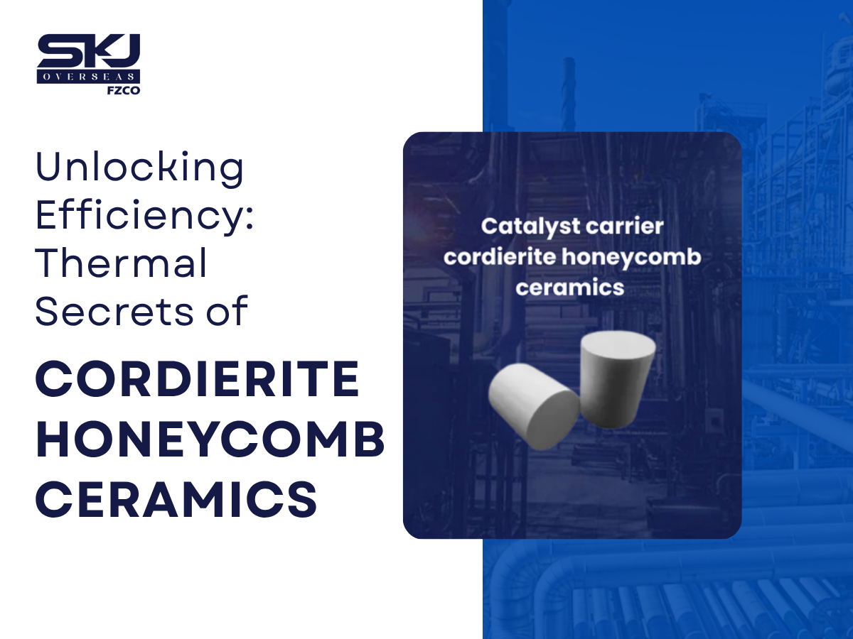 Cordierite honeycomb ceramic structure showing thermal efficiency and heat resistance in industrial applications