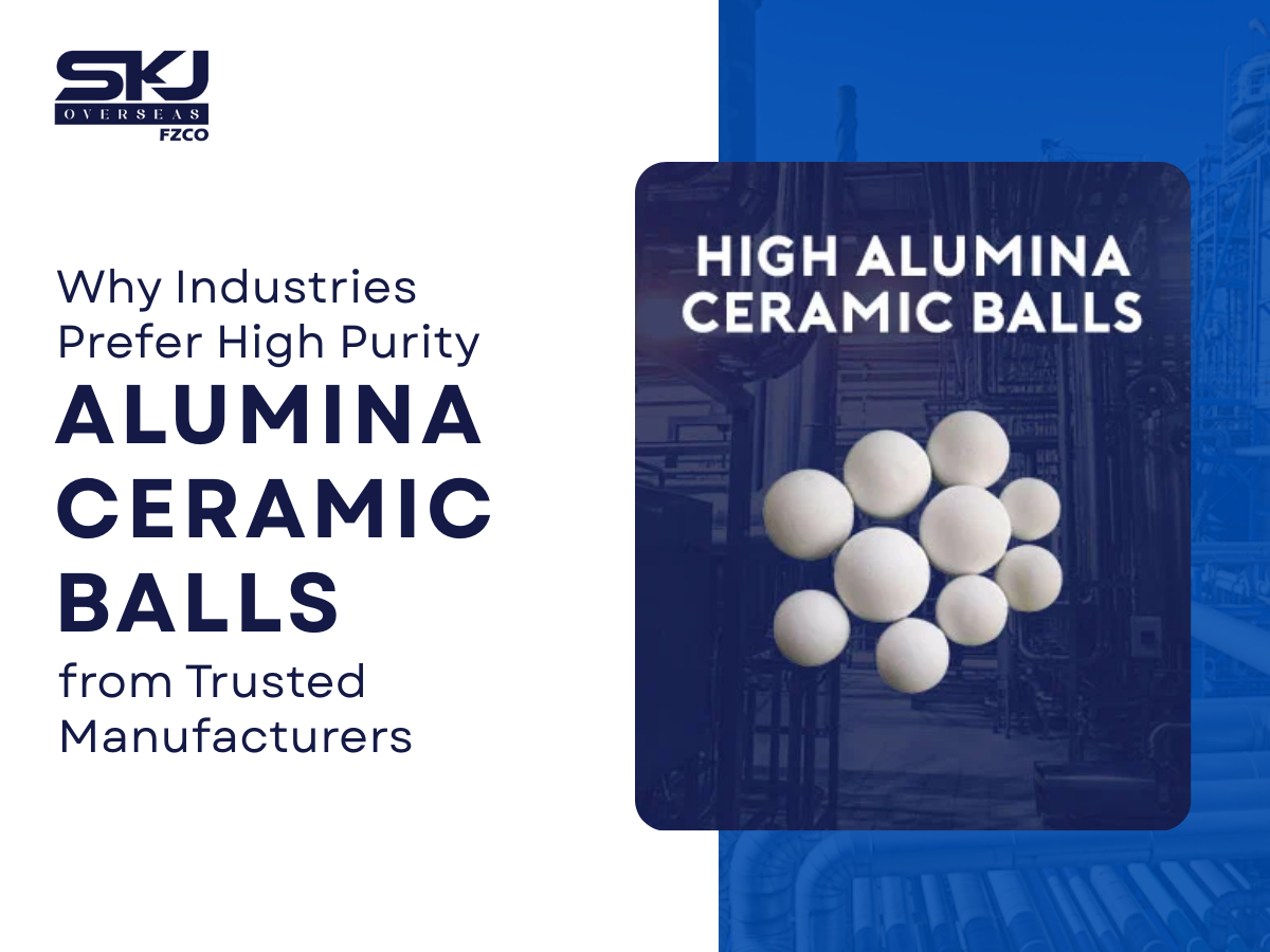 High purity alumina ceramic balls used by industries for catalyst support and chemical processing