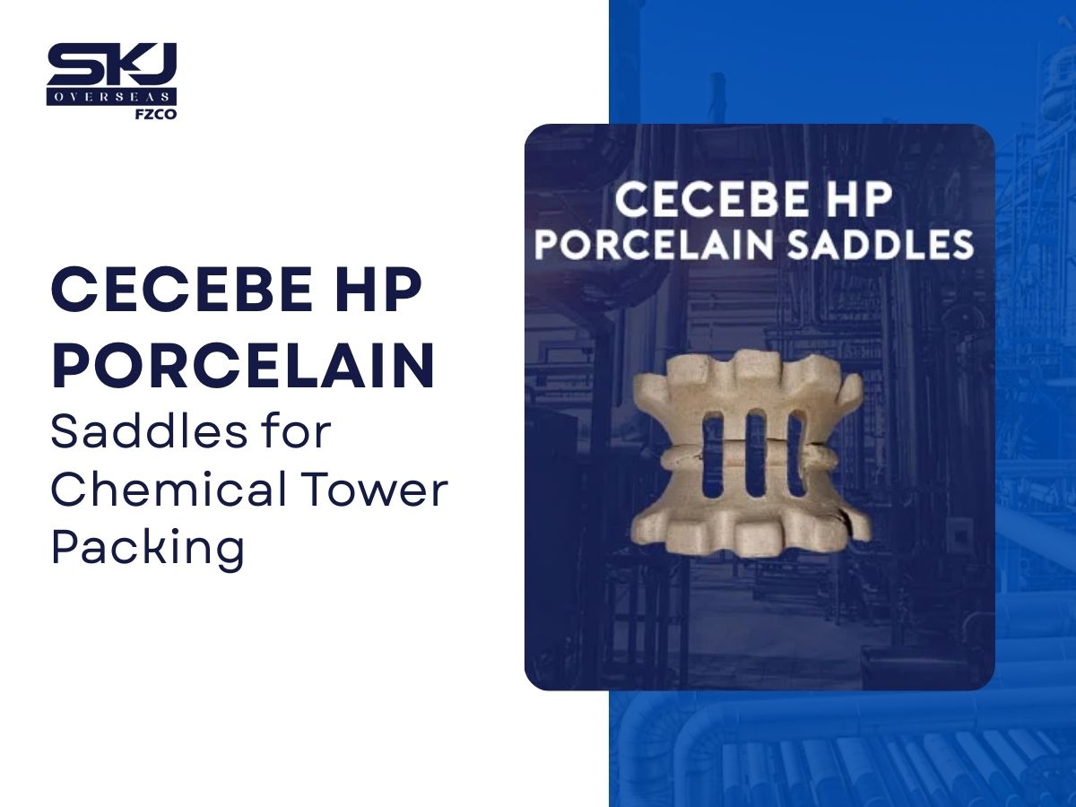 Cecebe HP porcelain saddles for chemical and petrochemical separation columns