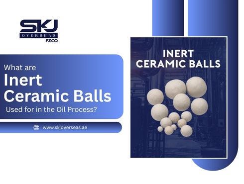 inert ceramic balls used in oil processing for catalyst support and improving flow distribution in reactors
