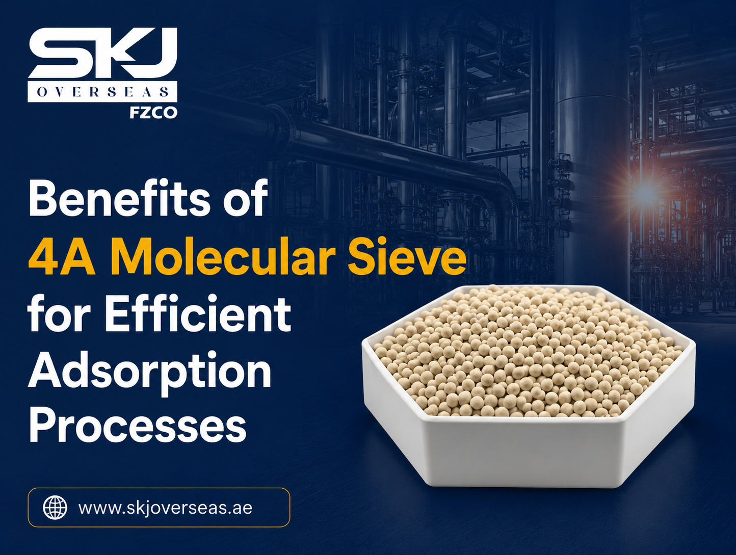 4A molecular sieve beads used for efficient adsorption and industrial moisture removal applications
