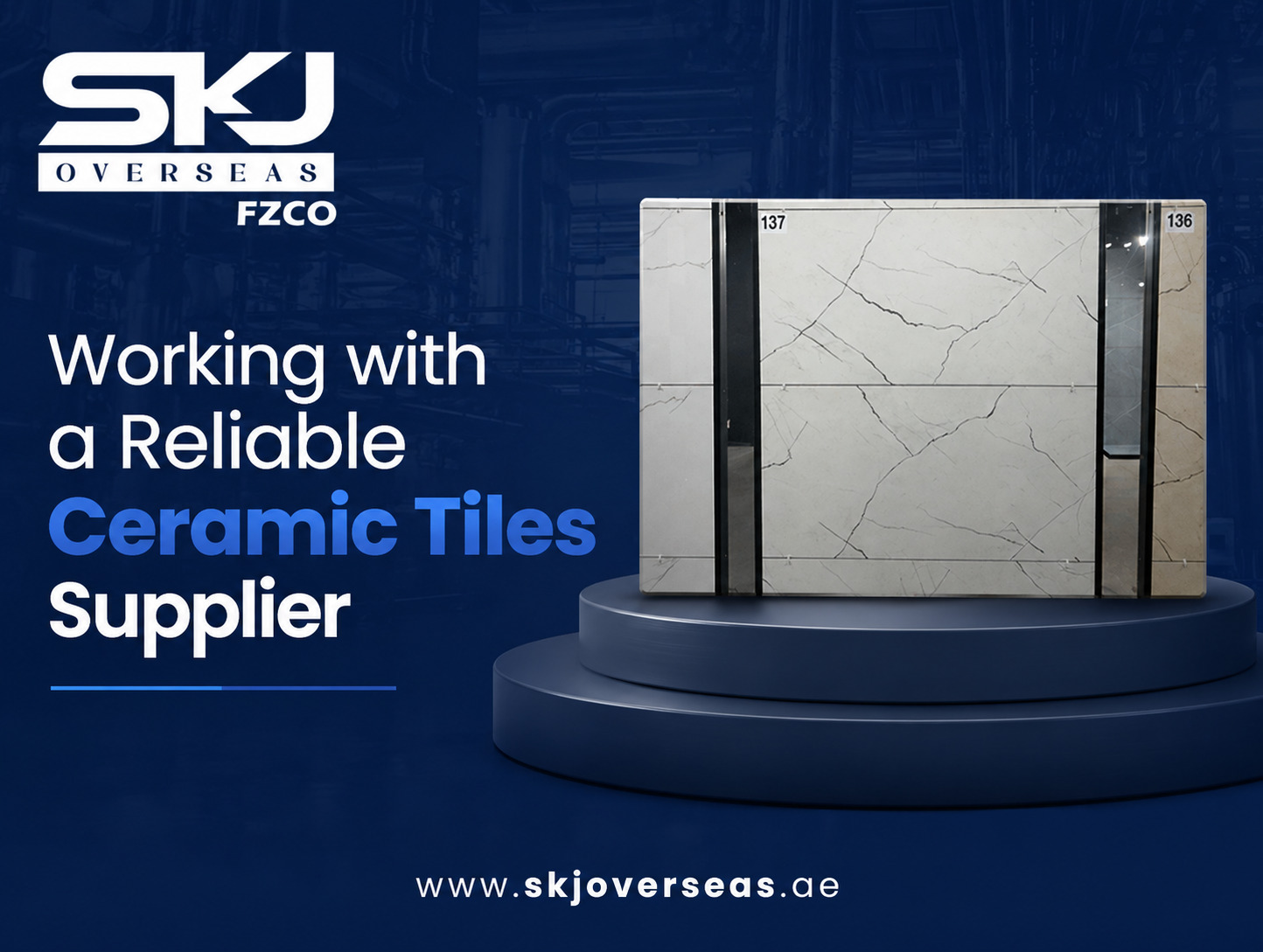 Ceramic tiles display showcasing quality flooring and wall tile solutions from a reliable ceramic tiles supplier