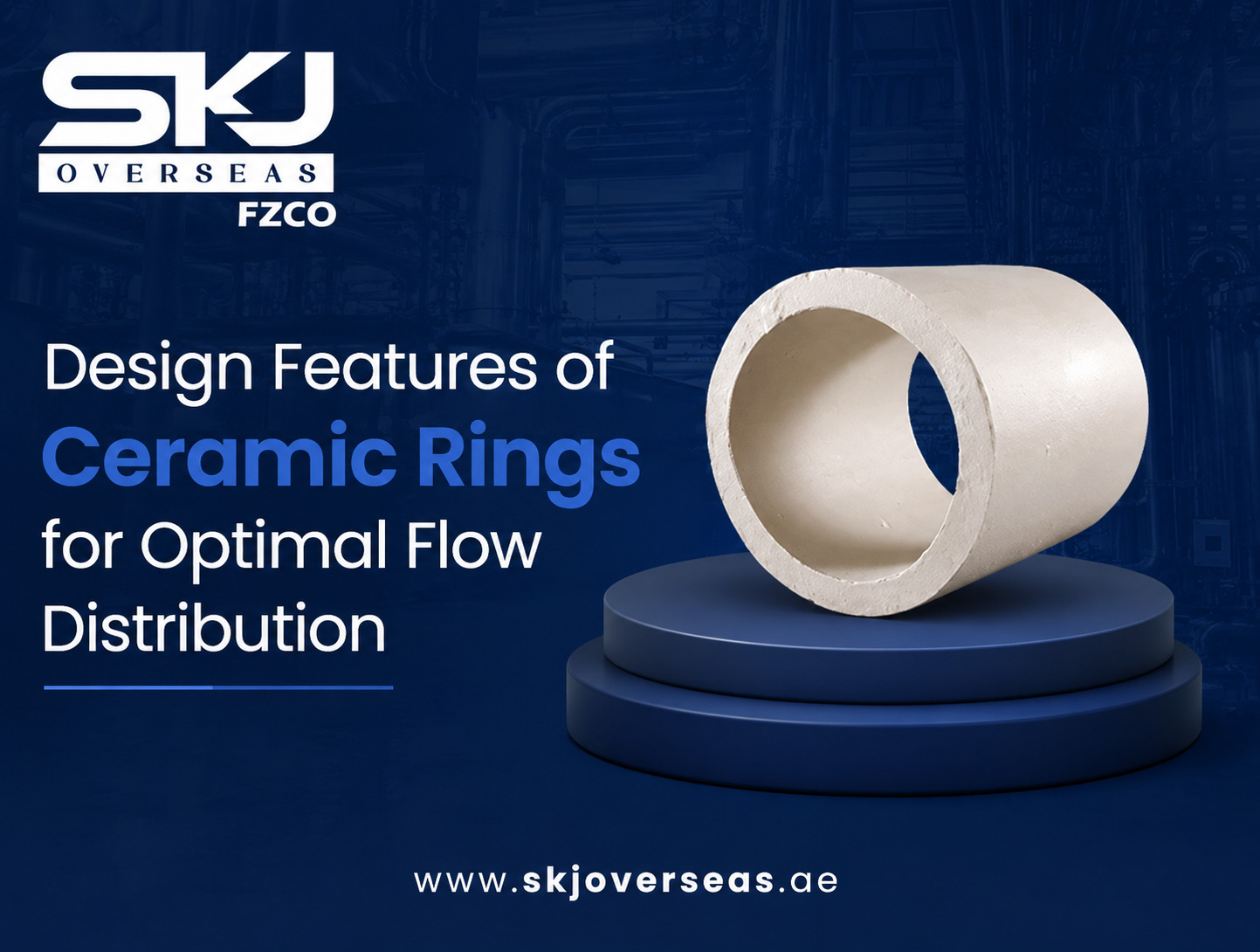 Ceramic rings engineered for optimal flow distribution in industrial tower packing and filtration systems
