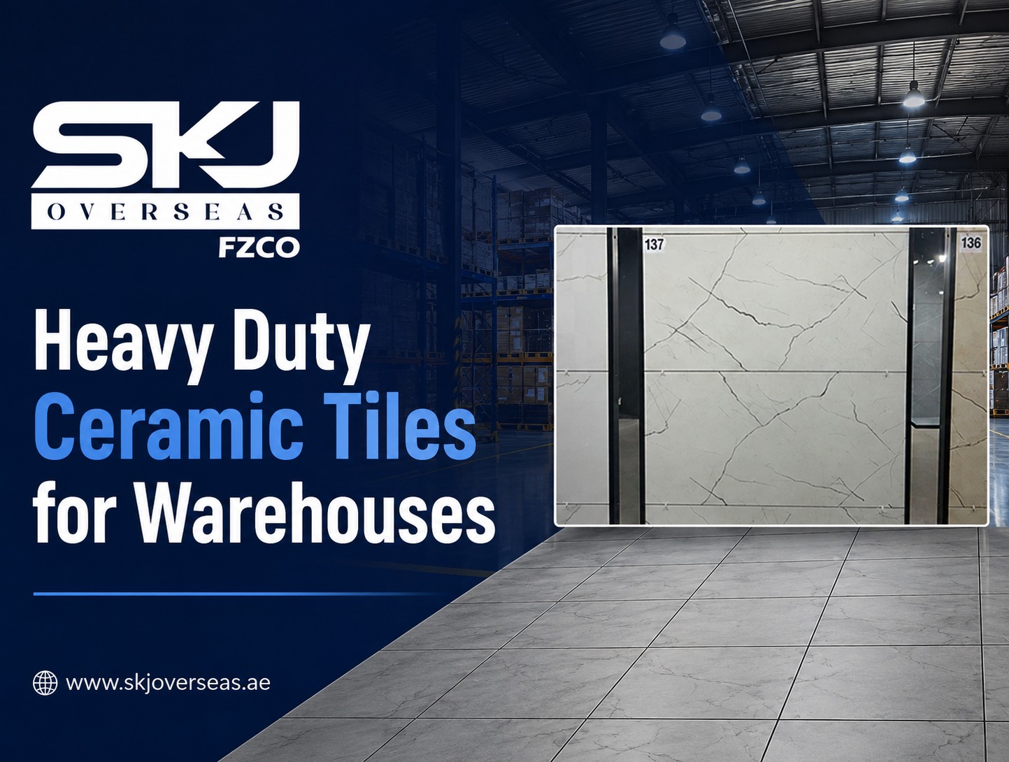 Heavy Duty Ceramic Tiles for Warehouses