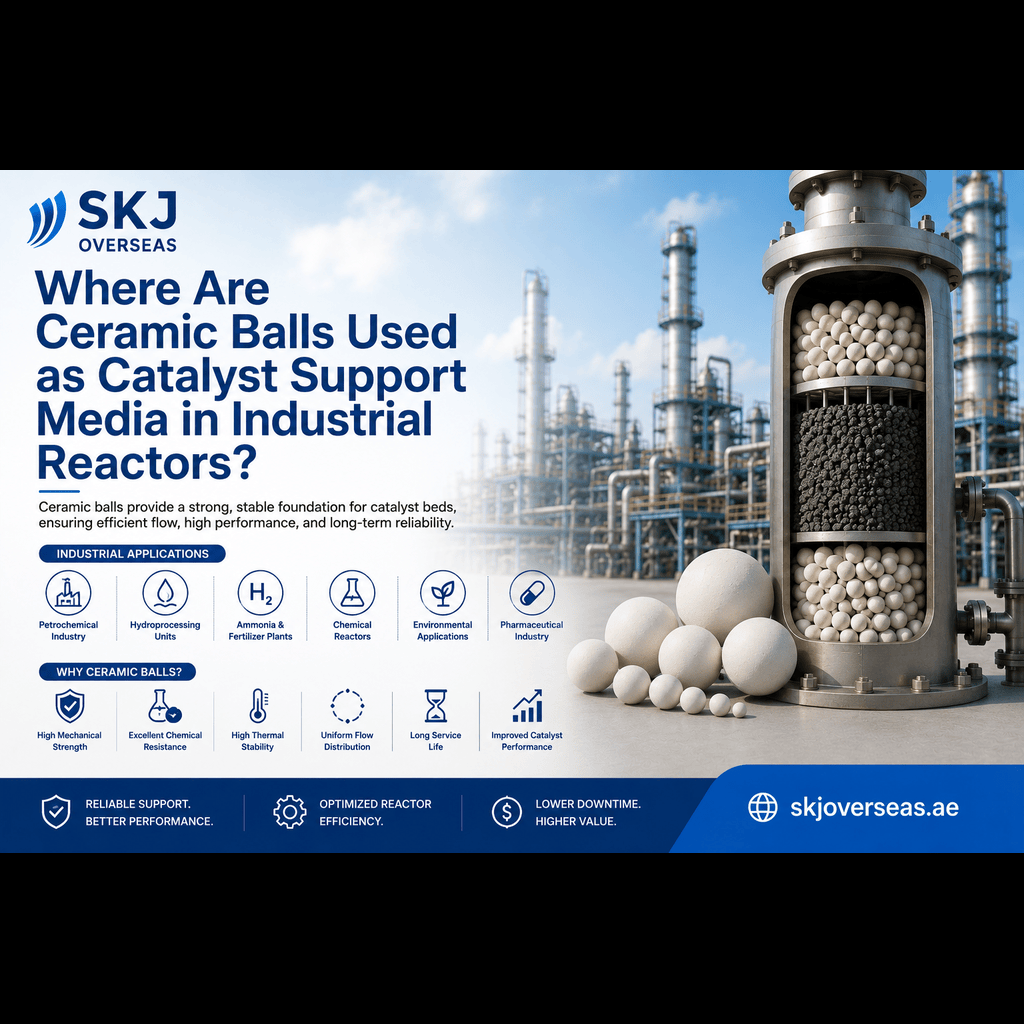 Where Are Ceramic Balls Used as Catalyst Support Media in Industrial Reactors?