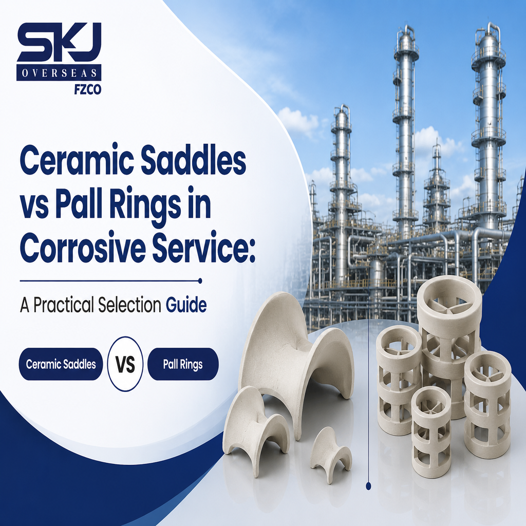 Ceramic Saddles vs Pall Rings in Corrosive Service Guide